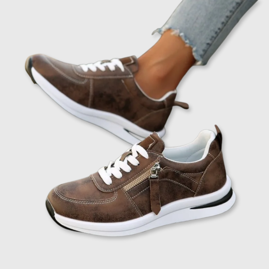 Karine | Zip-Up Orthopedic Sneakers