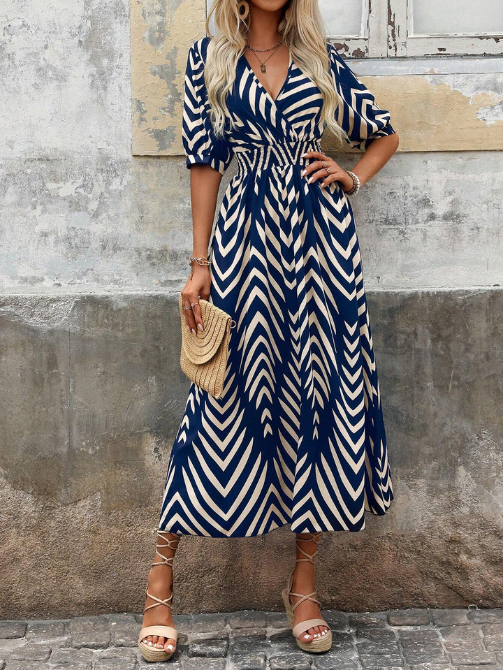 Women's Boho Dress | Geometric Print