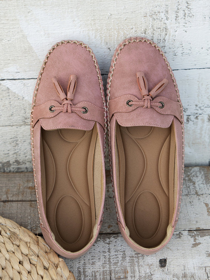 Loafers For Women | Tassel Closed Toe