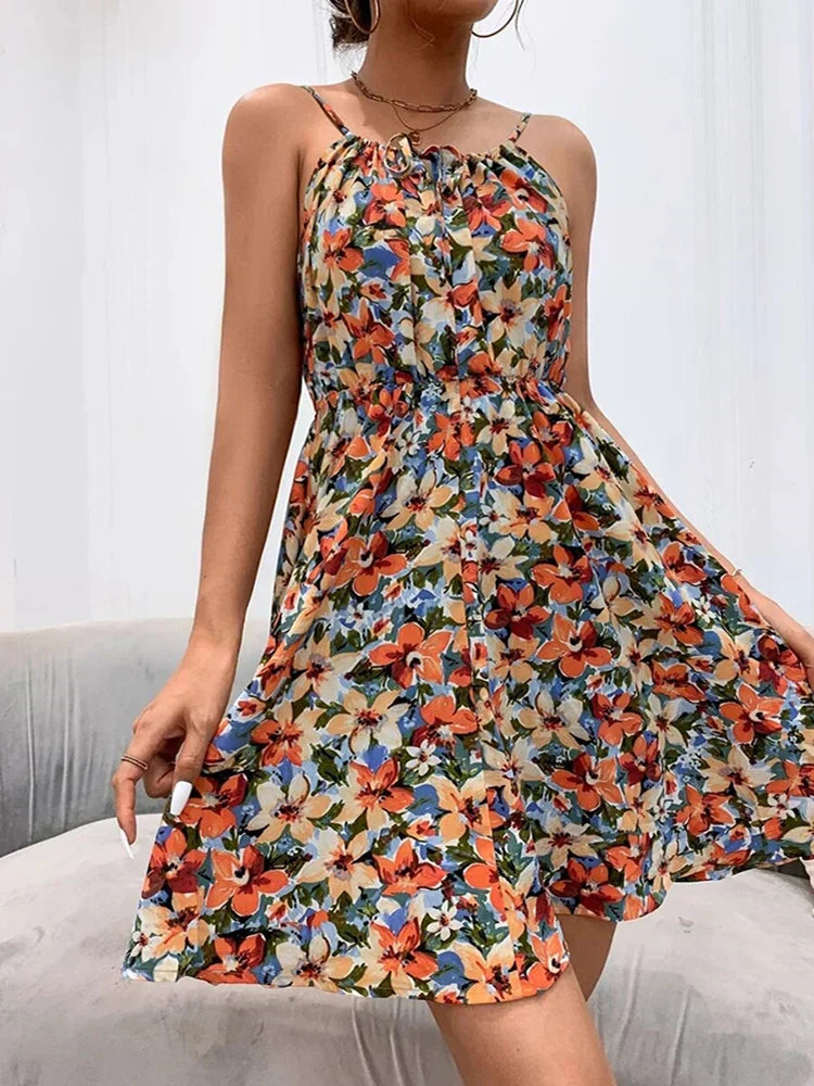Women's Summer Dress | Midi Length Skirt