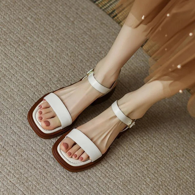 Sandals For Women | Flat Open Toe Strap