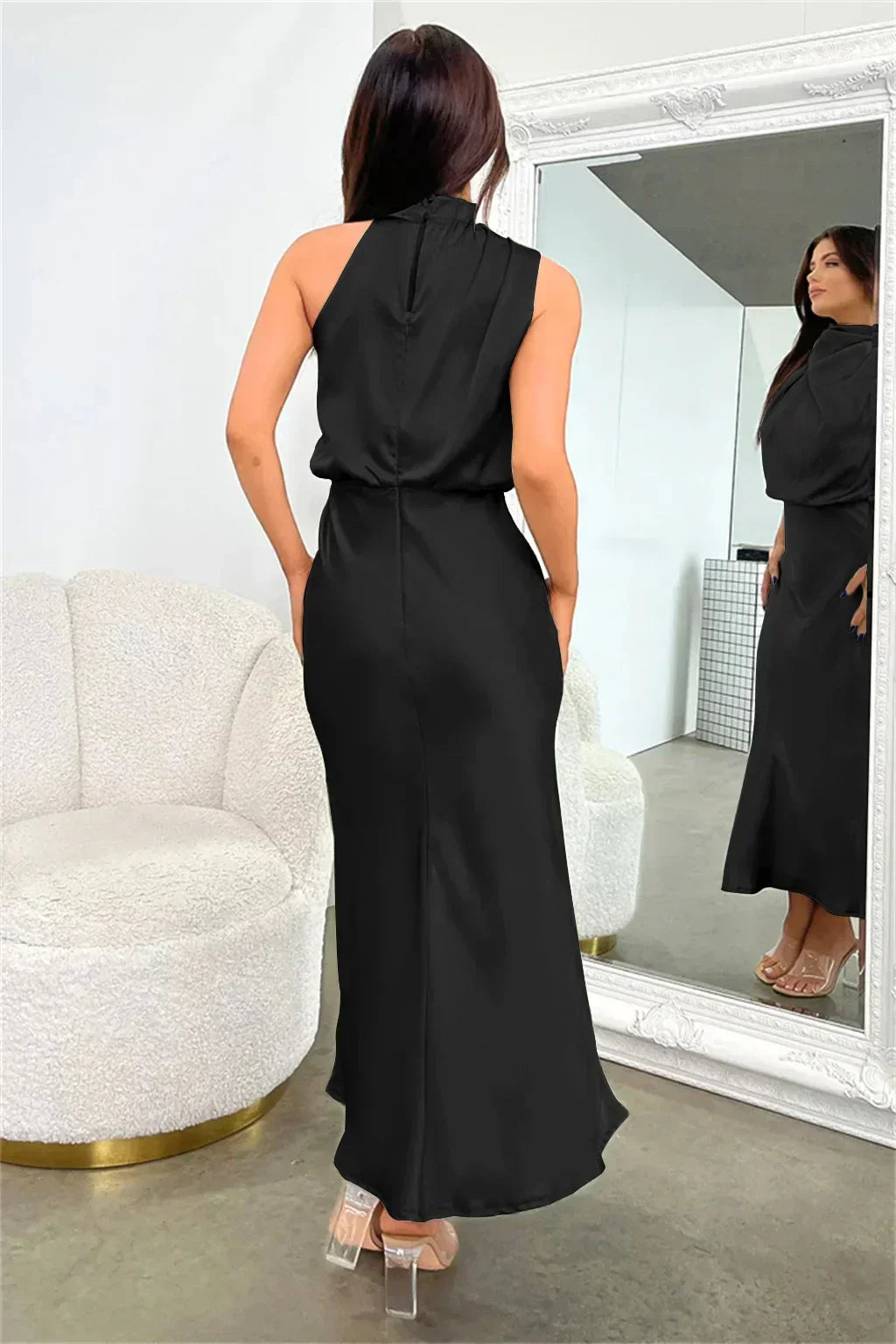 Women's Evening Dress | Halter Neck Maxi