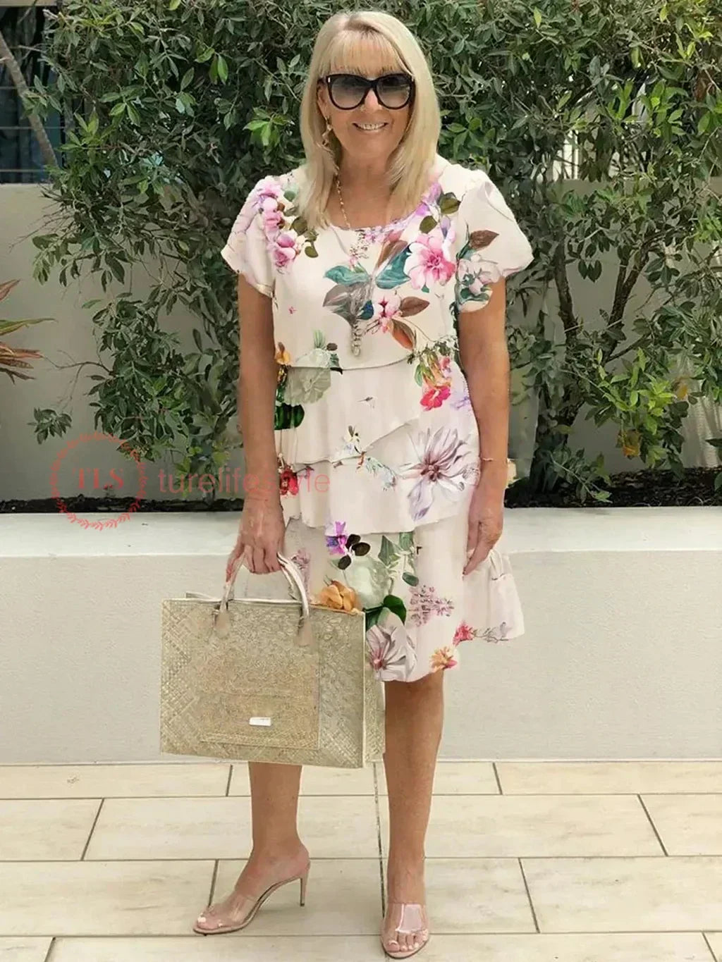 Women's Midi Sundress | Tiered