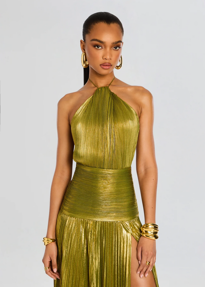 Women's Dress | Ruched Waistband Detail Maxi