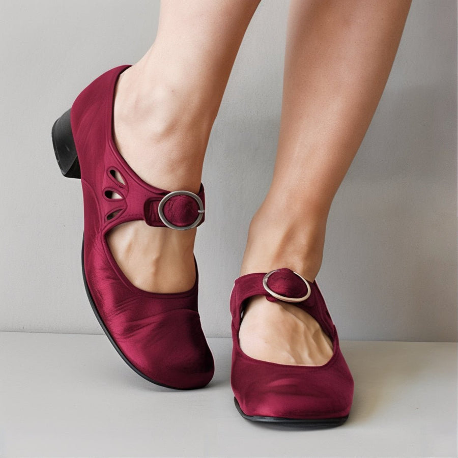 Mary | Orthopedic Leather Flats