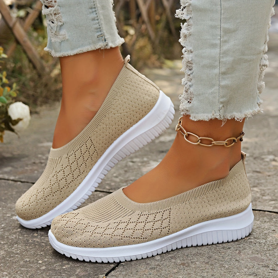Women's Orthopedic Slip-On Sneakers with Round Toe