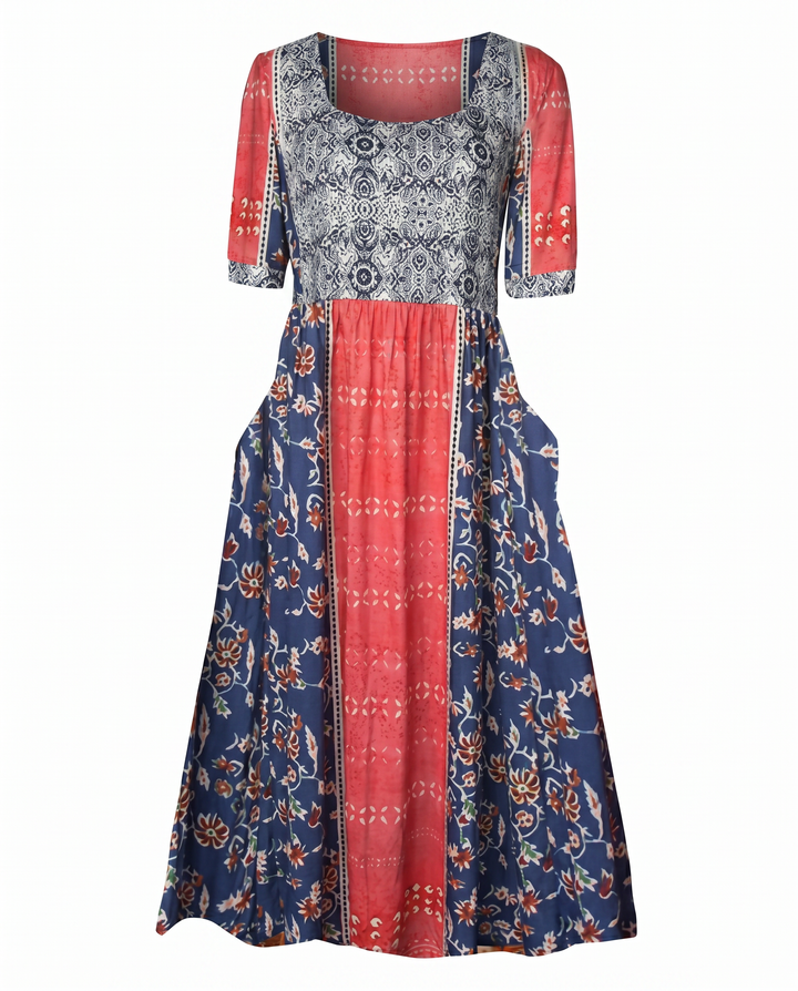 Women’s Dress | Boho Print Midi